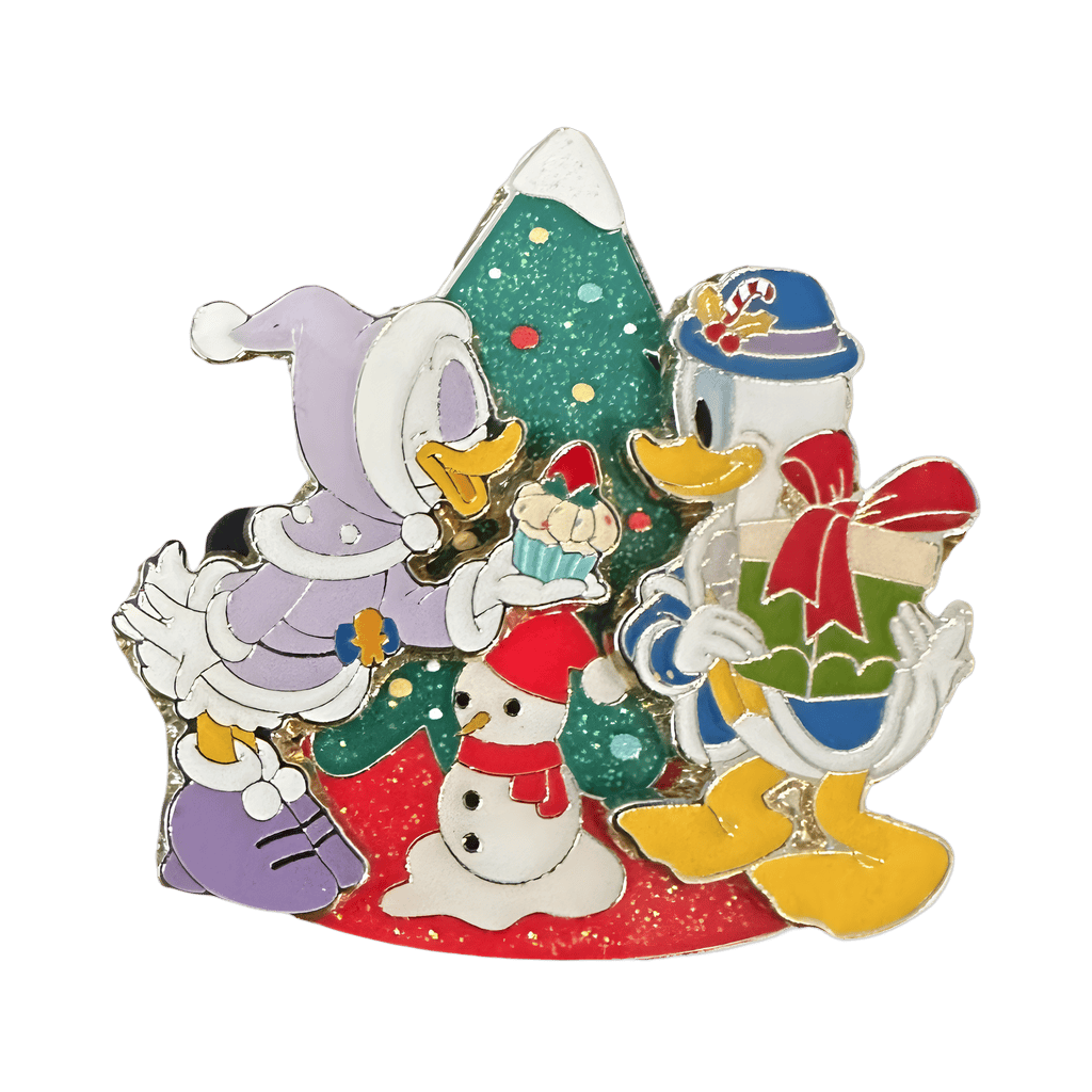 Donald and Daisy Christmas Tree Disney pin