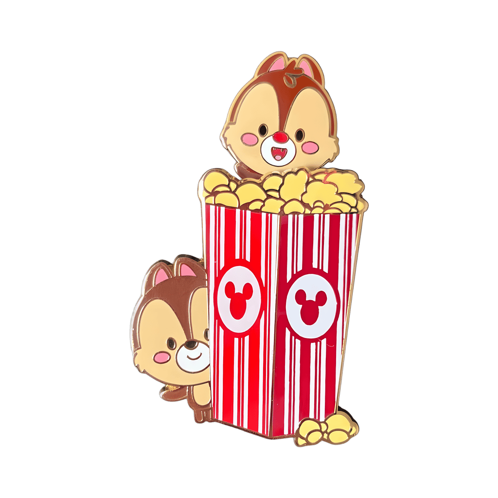 Chip and Dale Cuties - Popcorn Disney pin