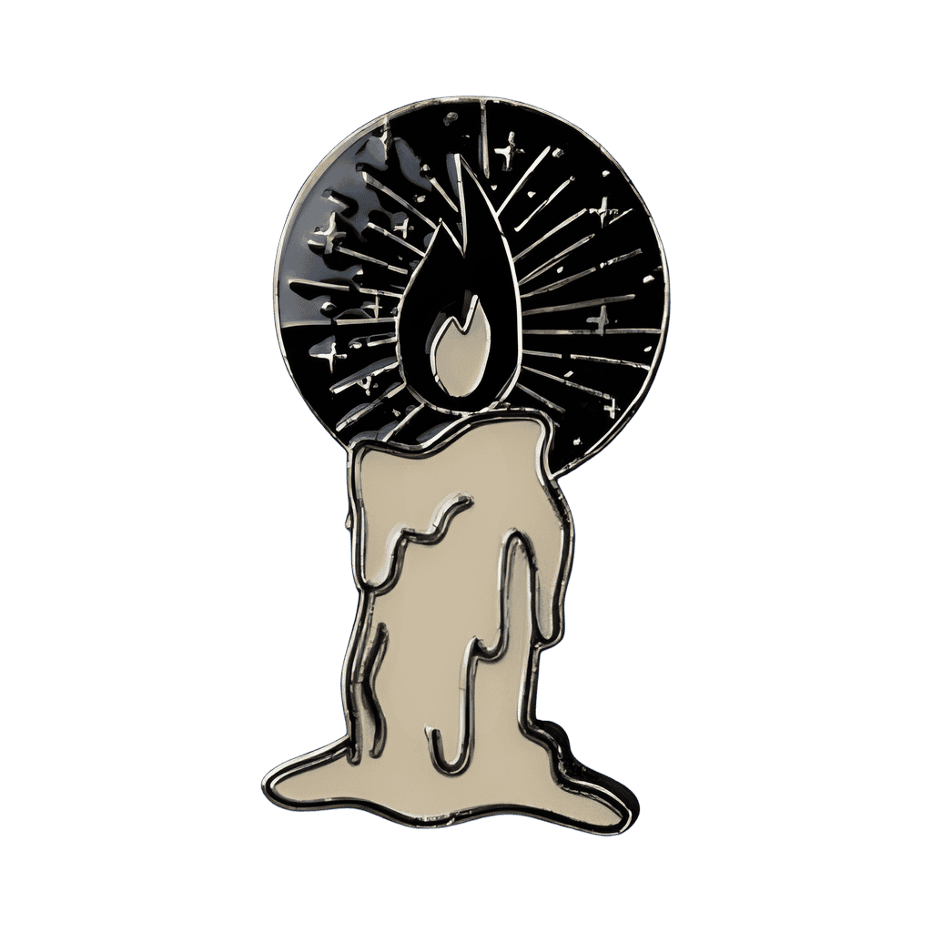 Black Flame Candle Disney pin