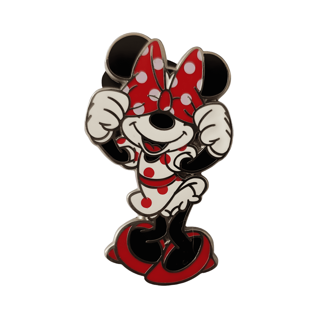 Minnie Mouse with Bow Over Her Face Disney pin