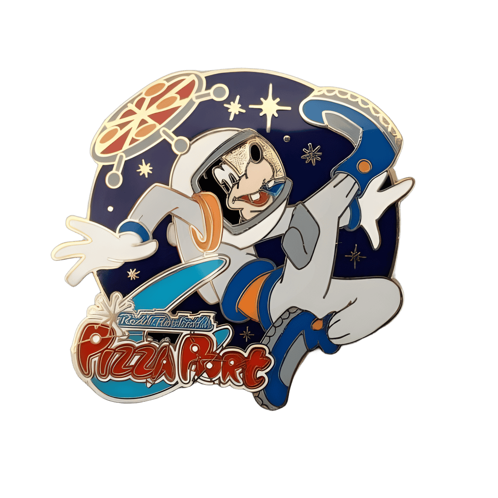 Redd Rocket's Pizza Port Disney pin