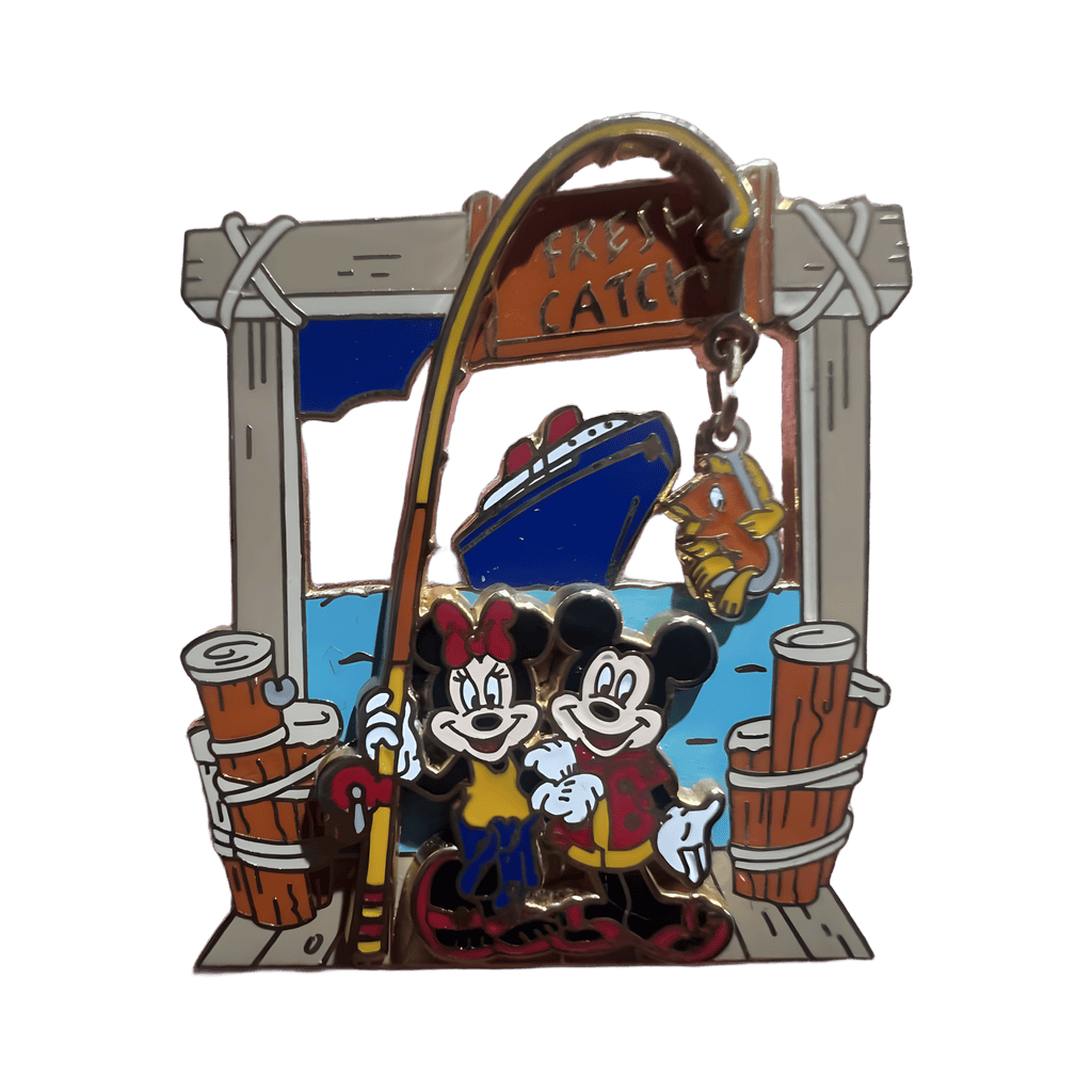 Mickey and Minnie Fishing, Fresh Catch Disney pin