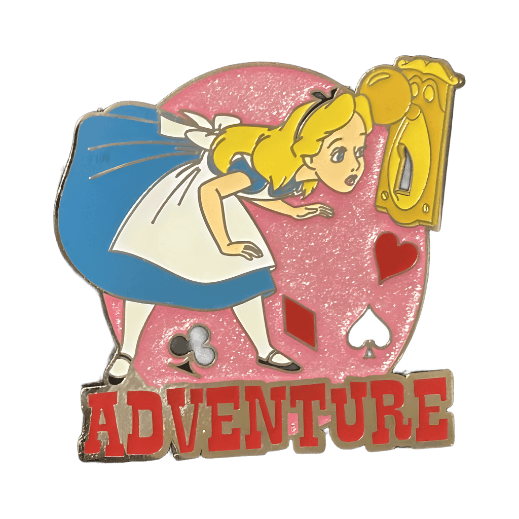 Alice and Doorknob Disney pin