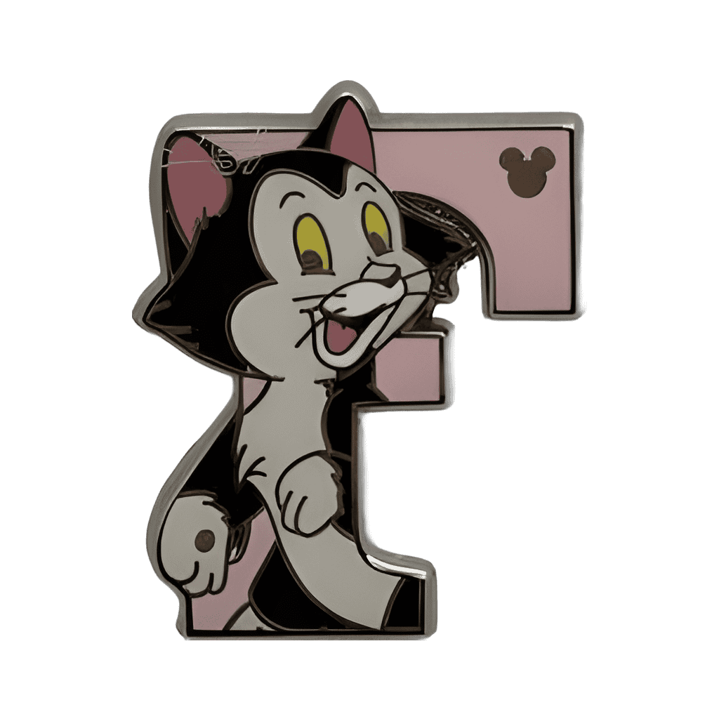 F for Figaro Disney pin