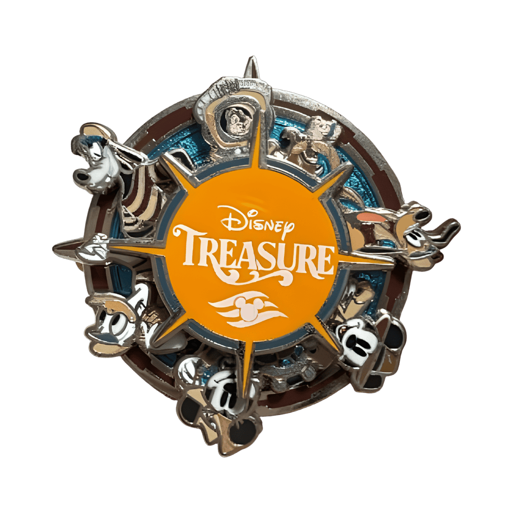 Mickey and Friends - Disney Treasure Cruise Ship - Spinner Disney pin