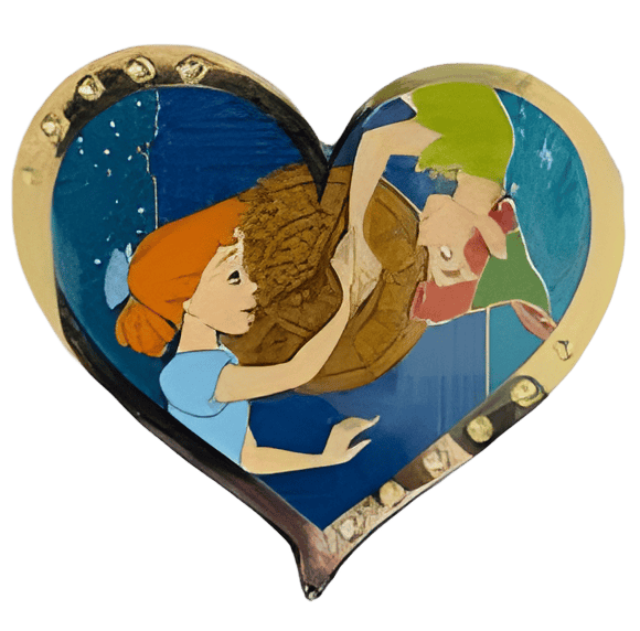 Peter Pan and Wendy Disney pin