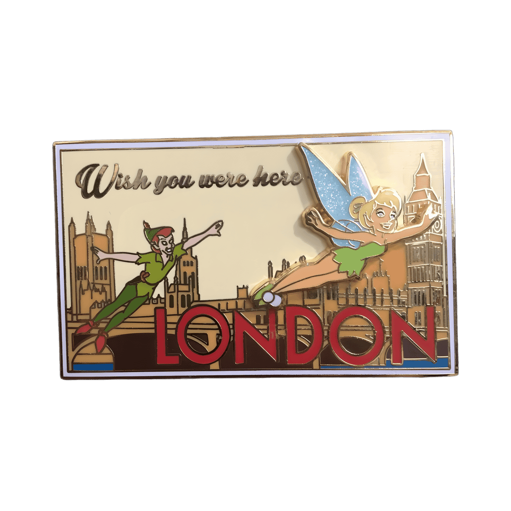 "Wish you were here" LONDON - Peter Pan and Tinker Bell Disney pin