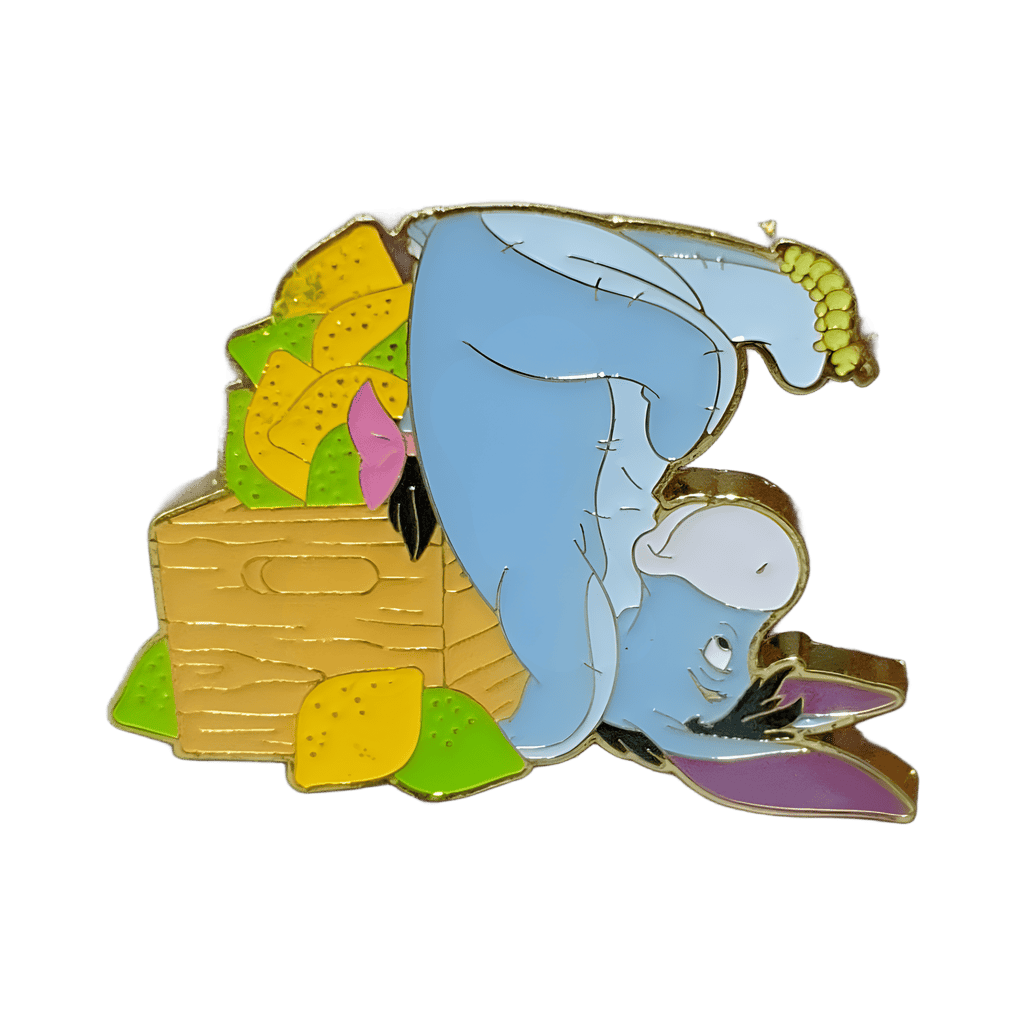 Eeyore with Crate of Lemons Disney pin