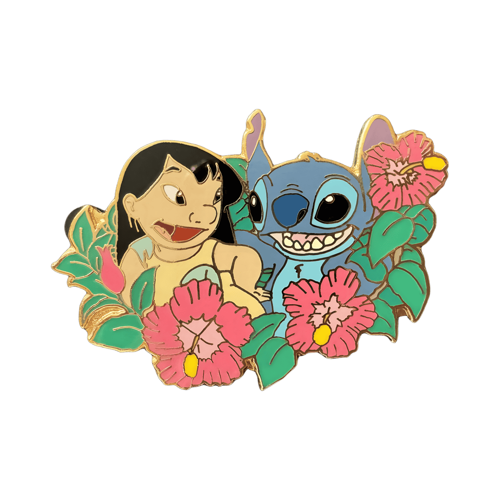 Lilo and Stitch Floral Disney pin