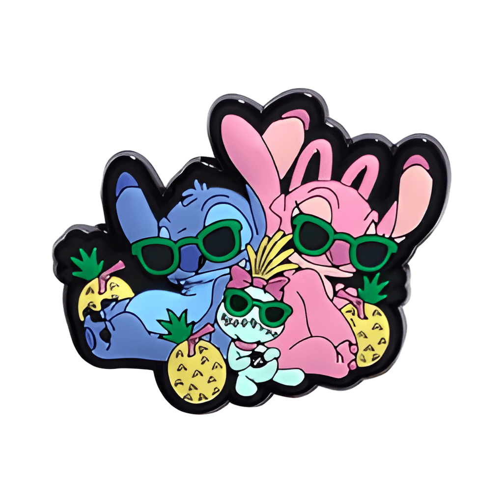 Stitch, Angel, and Scrump Wearing Sunglasses Disney pin