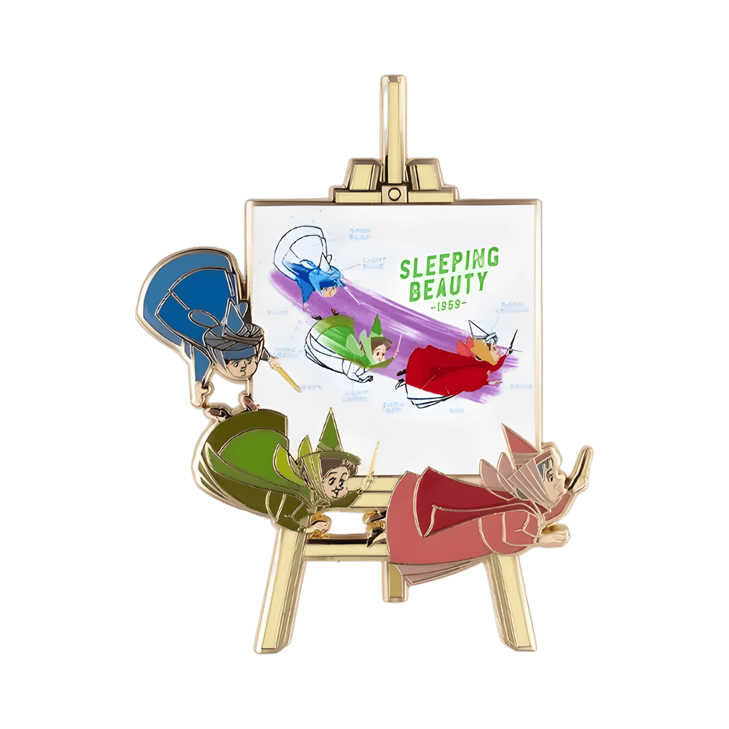 Flora, Fauna, and Merryweather Disney pin