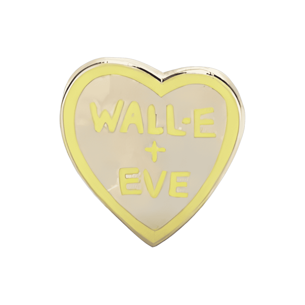 Wall-E and Eve Heart Disney pin