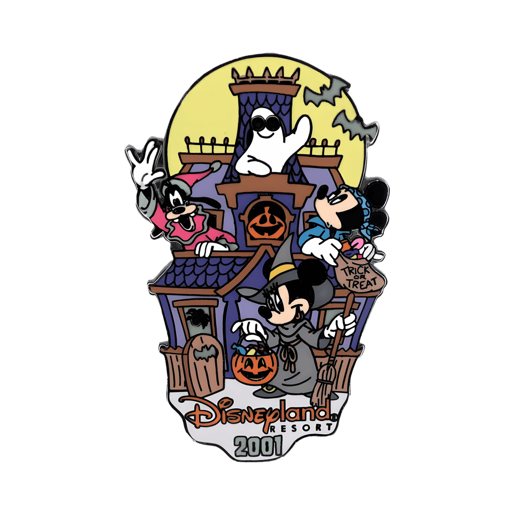 Mickey, Minnie and Goofy Haunted House Light Up Disney pin