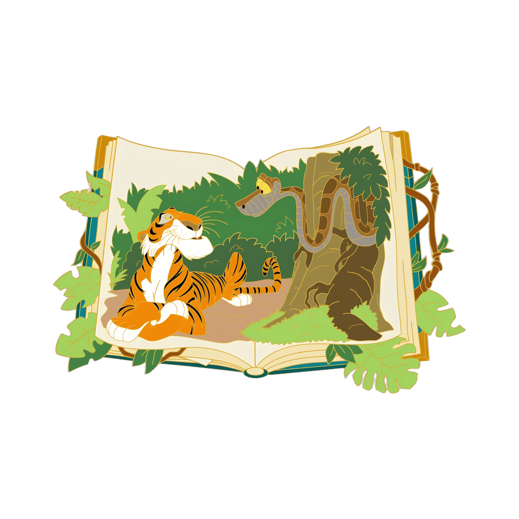 Shere Khan and Kaa Disney pin