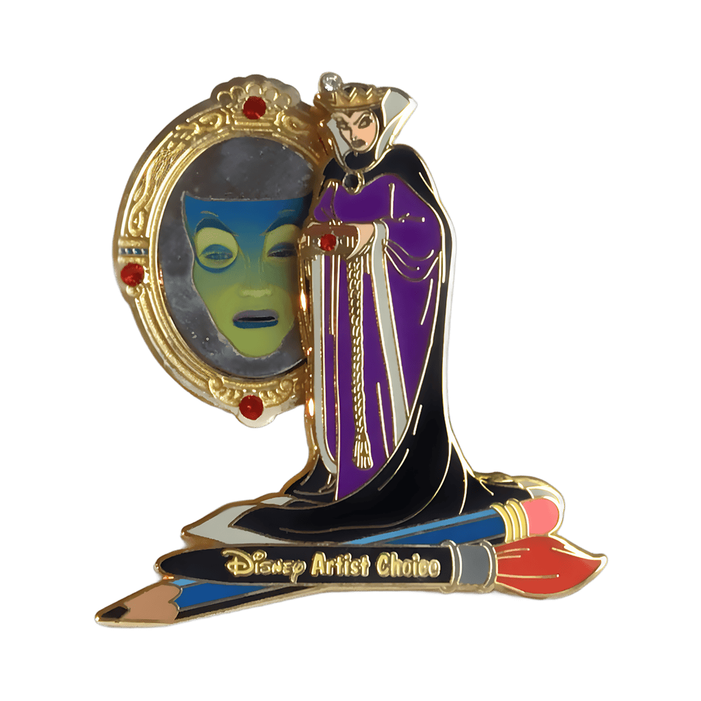 Disney Artist Choice - Snow White Evil Queen with the Magic Mirror Disney pin