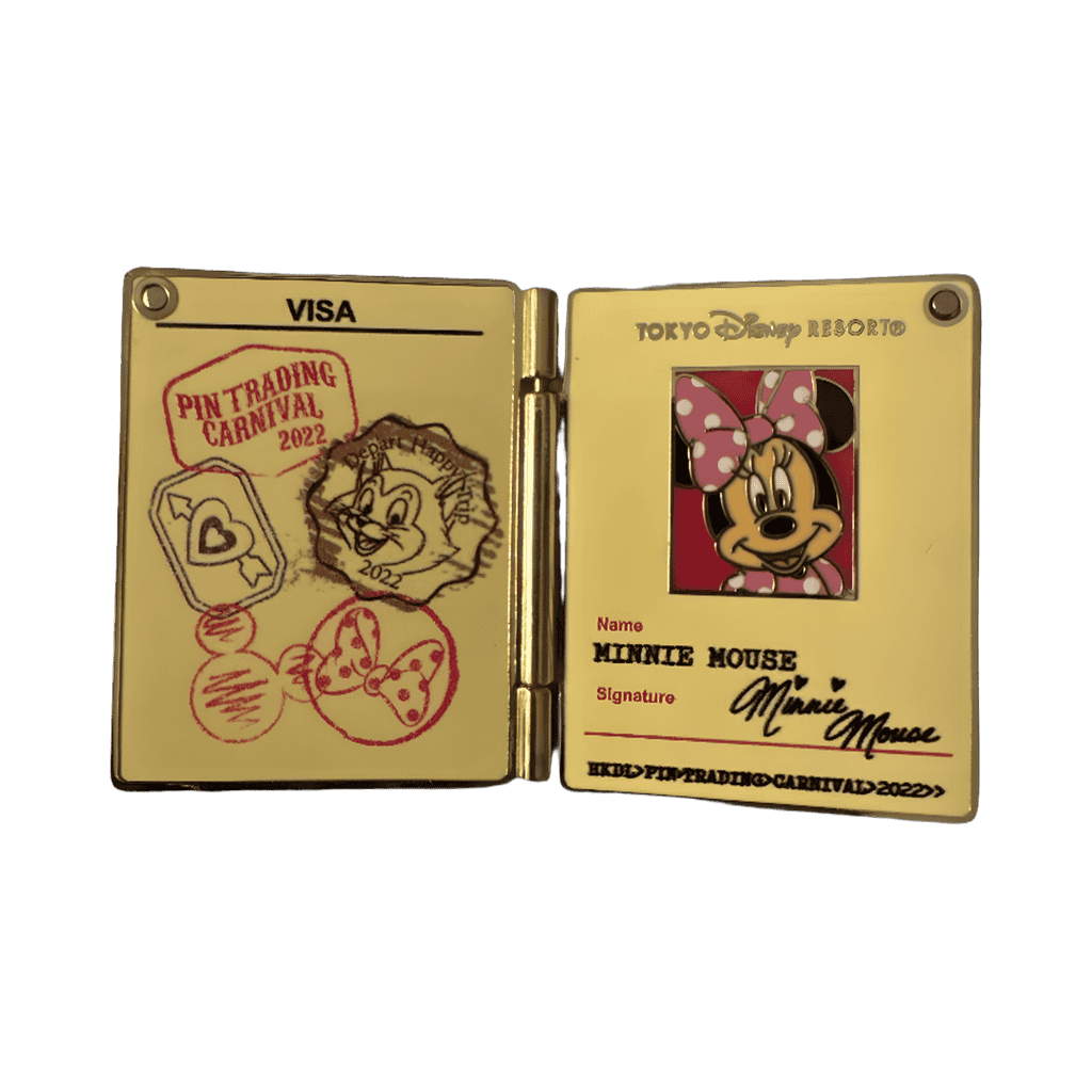 Minnie Mouse Passport Disney pin