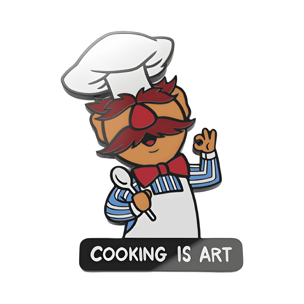 Swedish Chef: Cooking is Art Disney pin