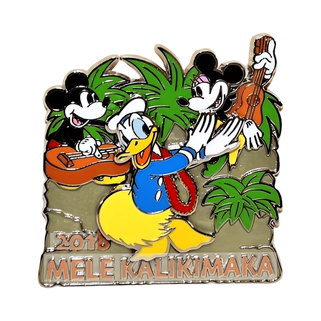 Mickey, Minnie and Donald Disney pin