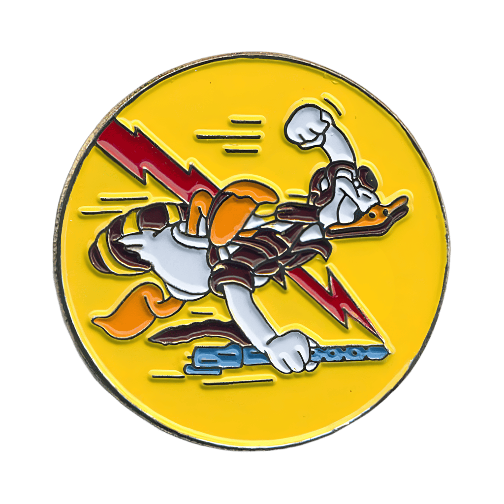 Donald Duck - 438th Fighter Squardon - Yellow Circle Disney pin