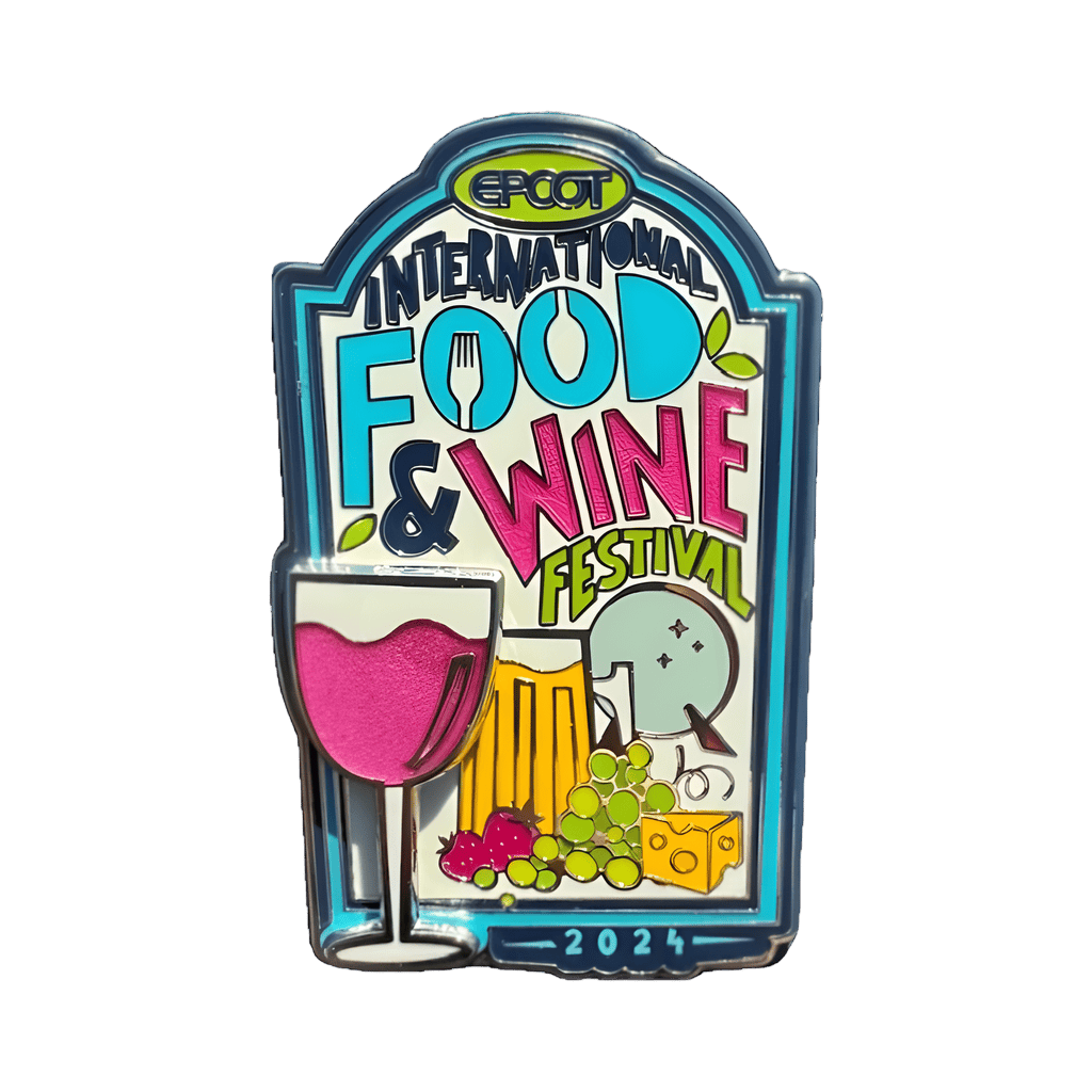 Epcot Food & Wine Festival Logo Disney pin