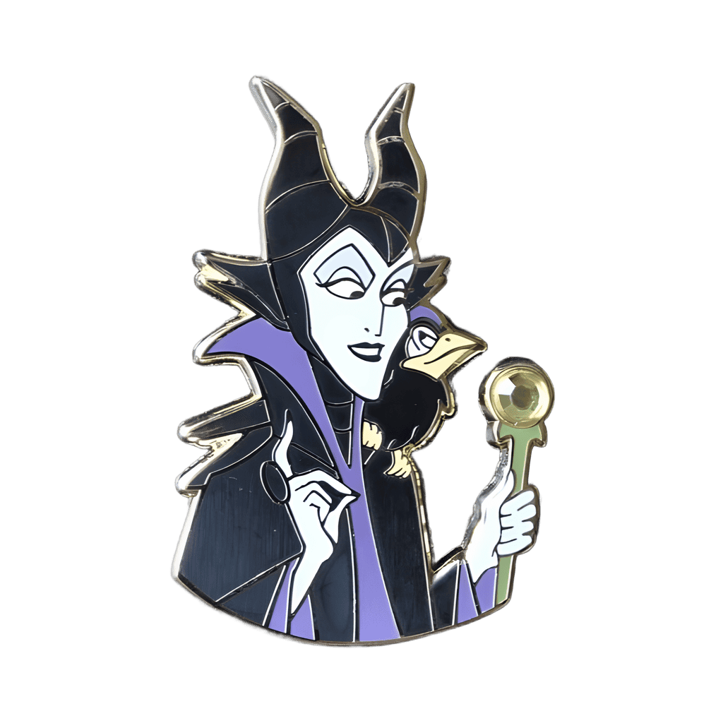 Maleficent and Diablo Disney pin