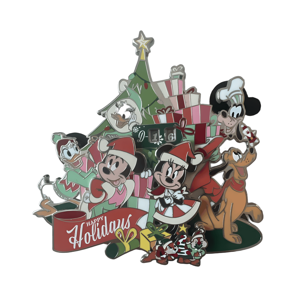 Happy Holidays Disney pin