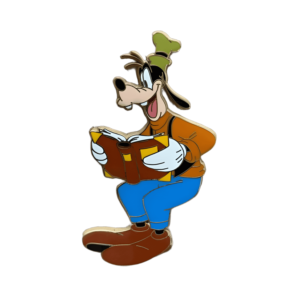 Goofy Reading Disney pin