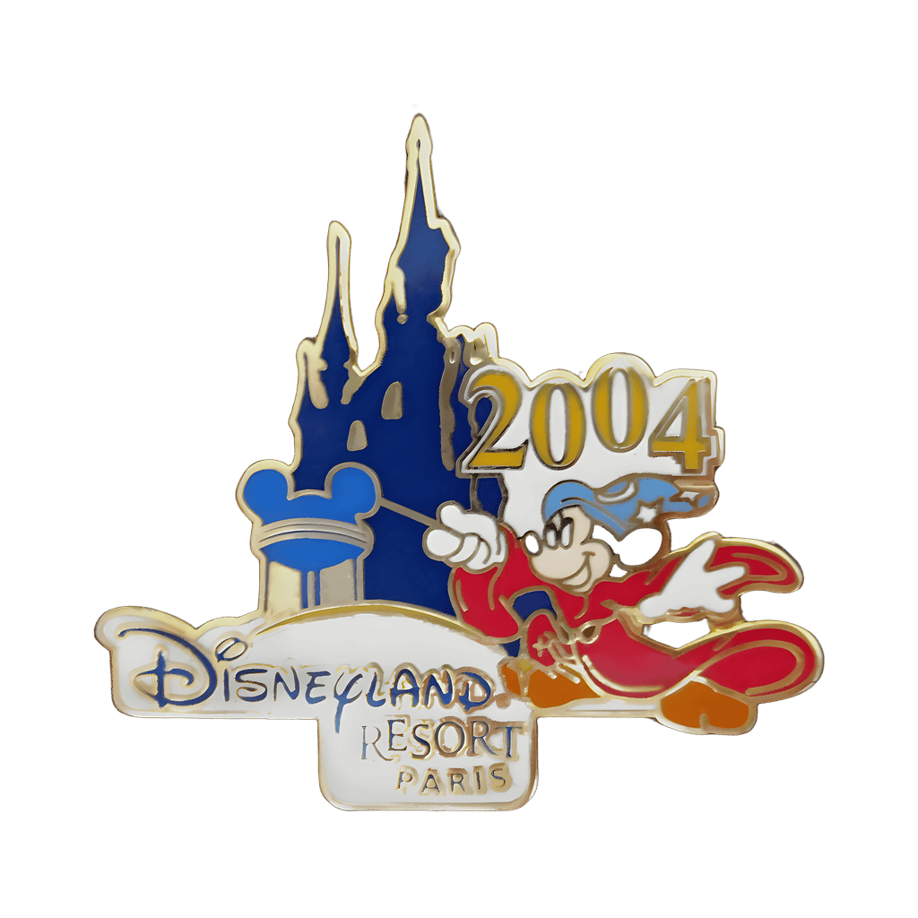 Sorcerer Mickey with the Castle and Earful Tower Disney pin