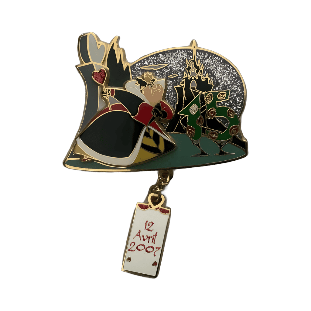 The Queen of hearts Disney pin
