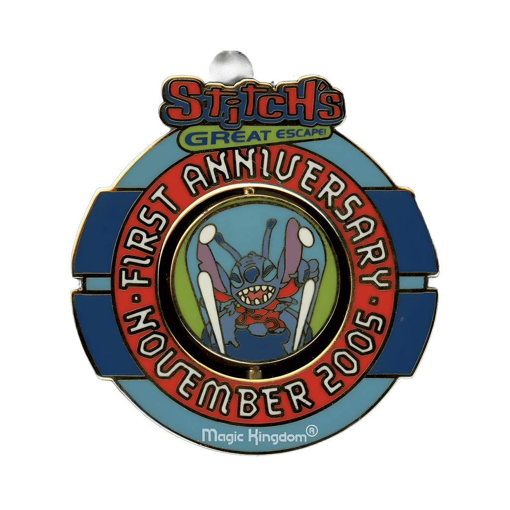 Stitch's Great Escape First Anniversary 2005 Disney pin