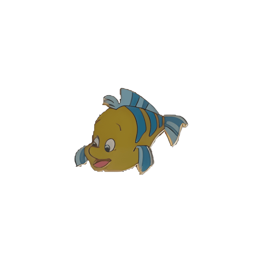 Flounder Disney pin