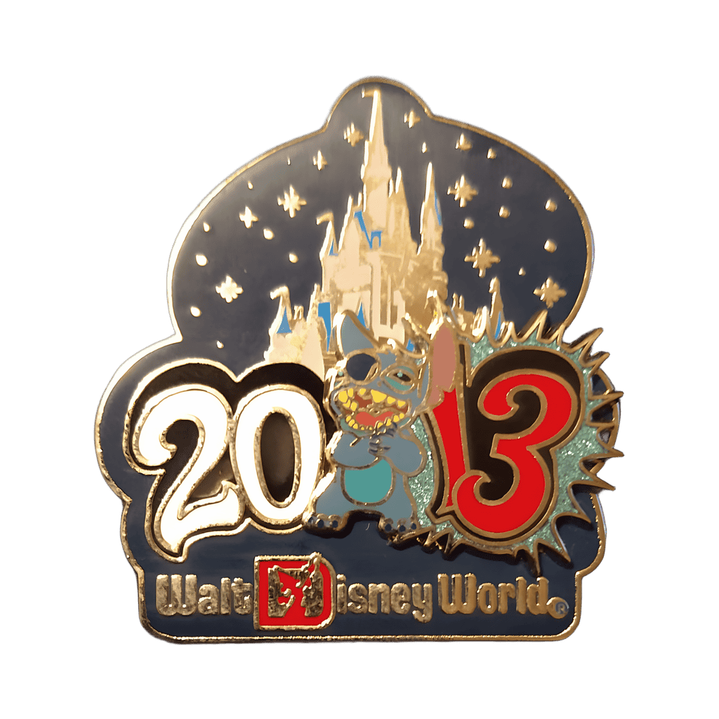 Stitch with Cinderella Castle Disney pin