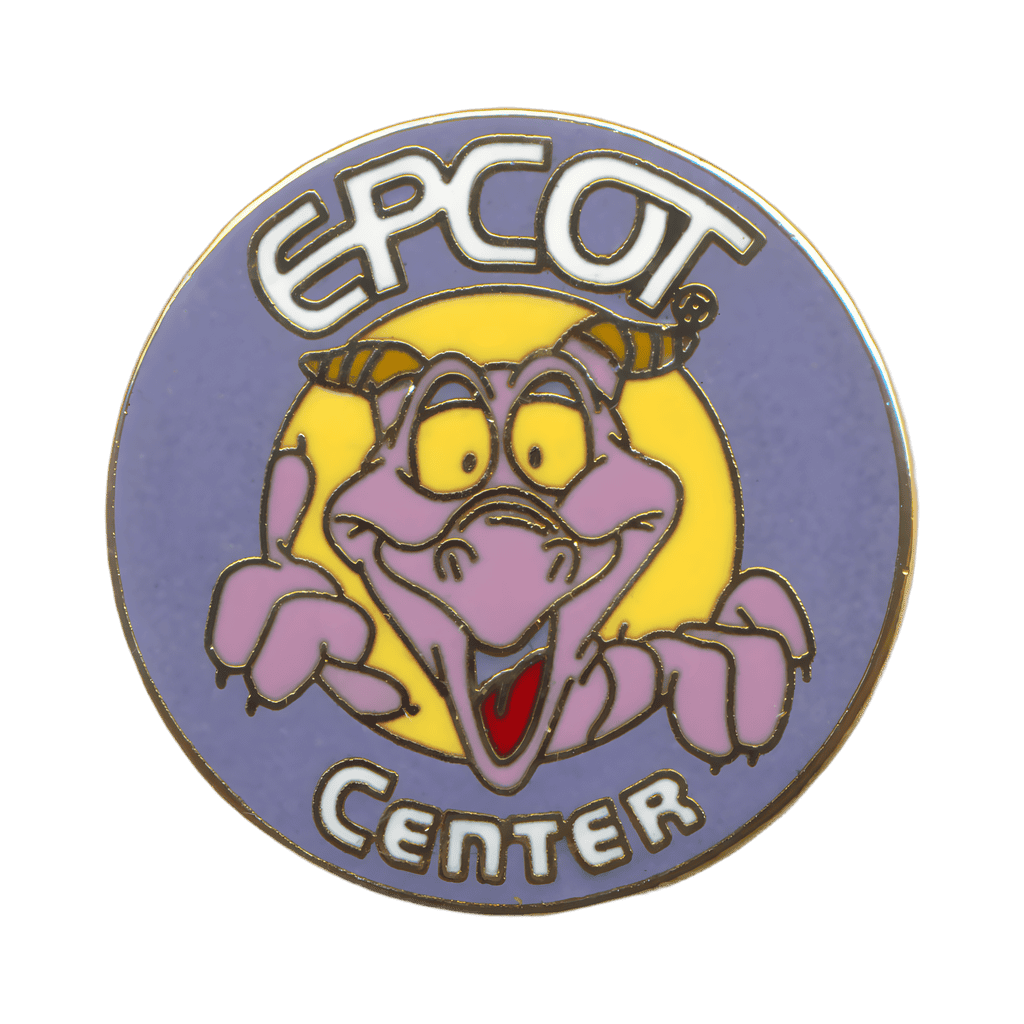 Round Figment EPCOT Center Disney pin