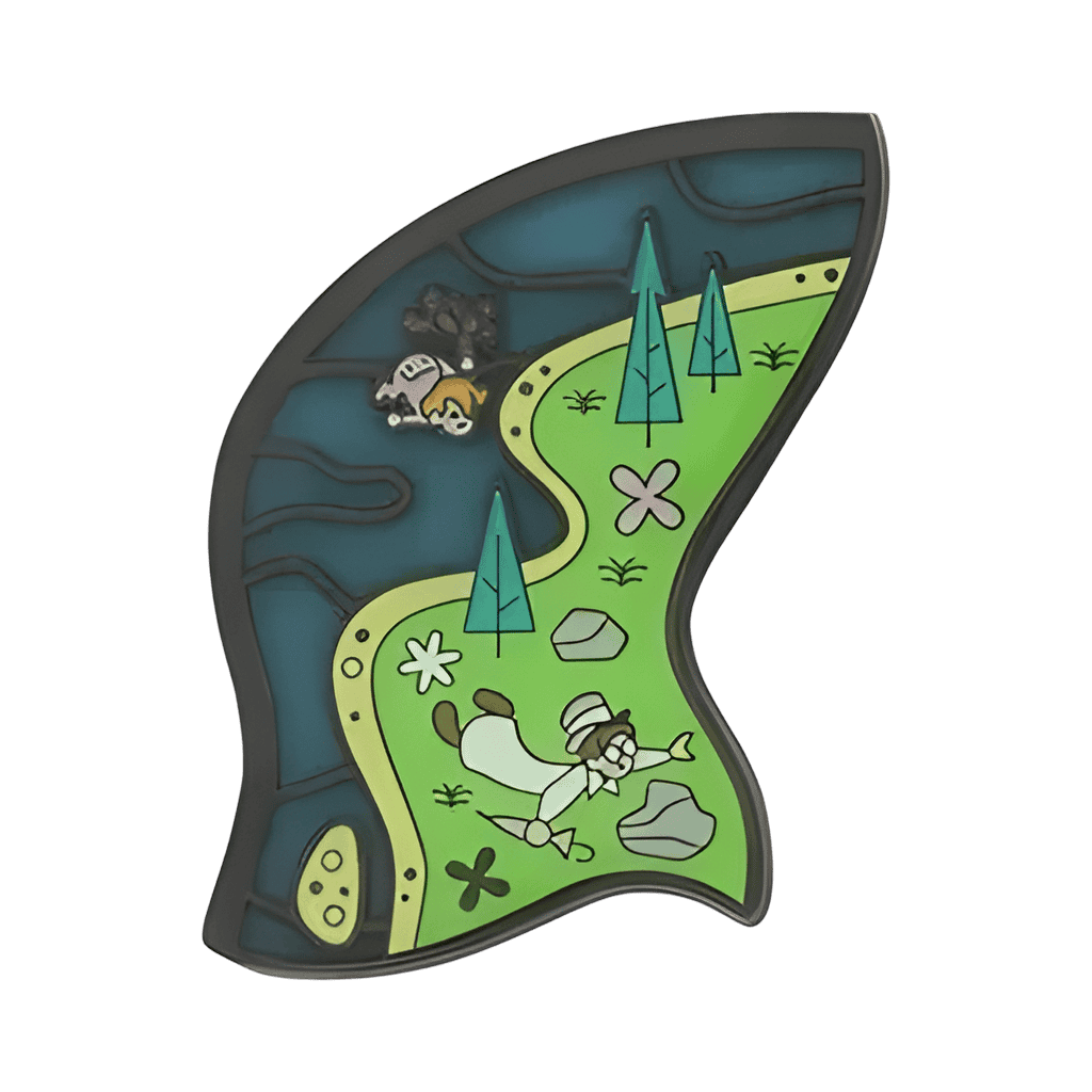 John and Michael - Neverland Map Disney pin