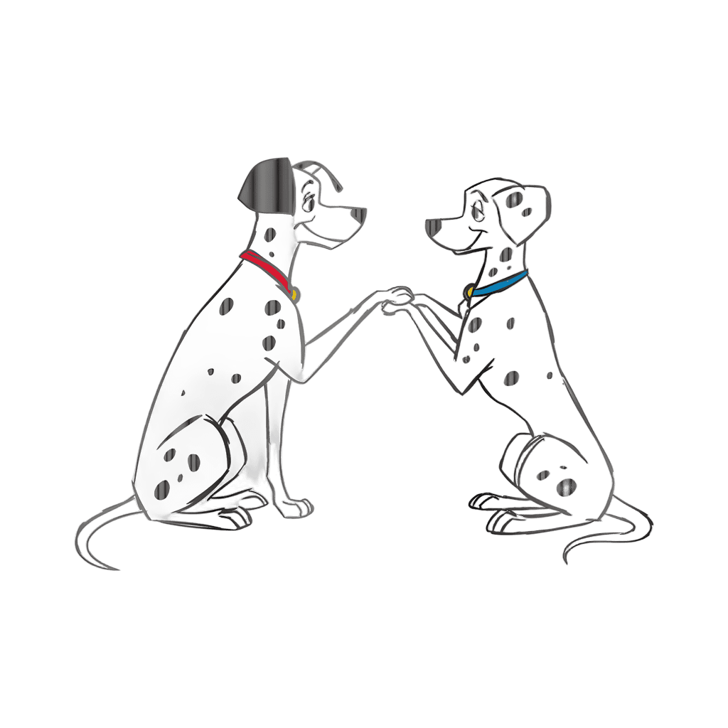 Pongo and Perdita Disney pin