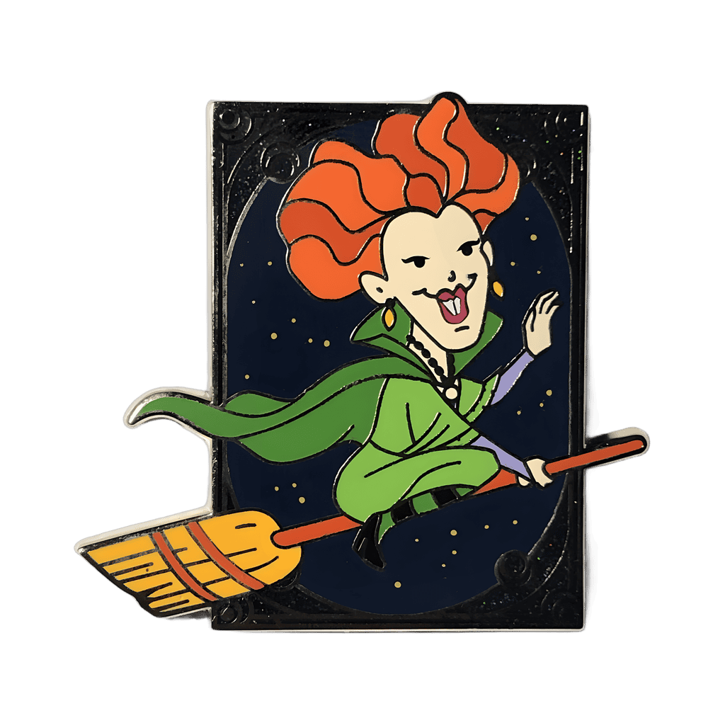 Winifred on Broomstick Disney pin