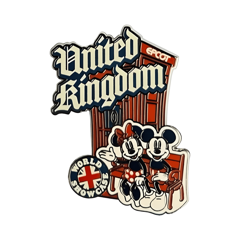 Epcot World Showcase United Kingdom Set - Mickey and Minnie Disney pin