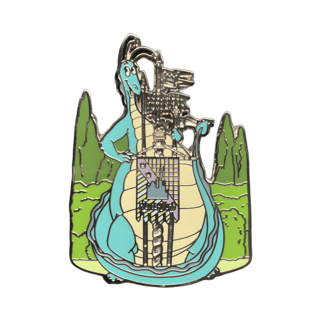 Fantasyland - Reluctant Dragon Disney pin