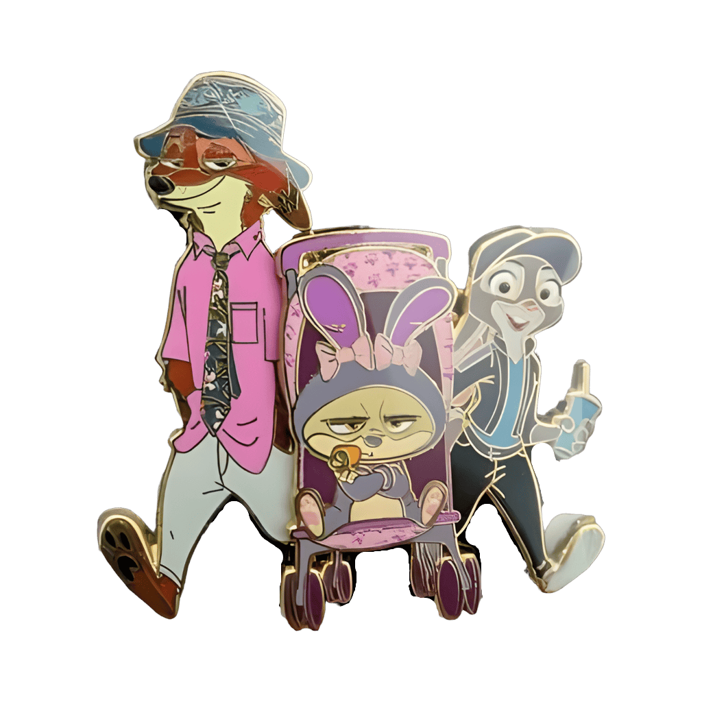 Undercover - Judy Hopps, Nick Wilde, & Finnick Disney pin