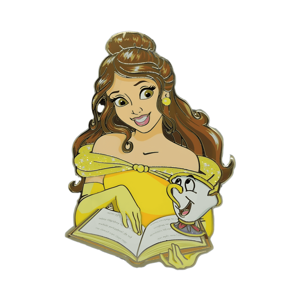 Belle and Chip Disney pin