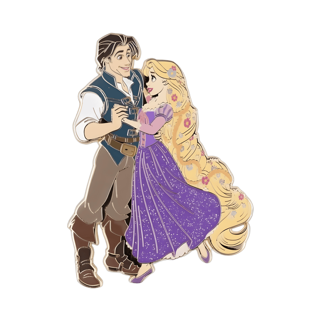 Rapunzel and Flynn Rider Disney pin