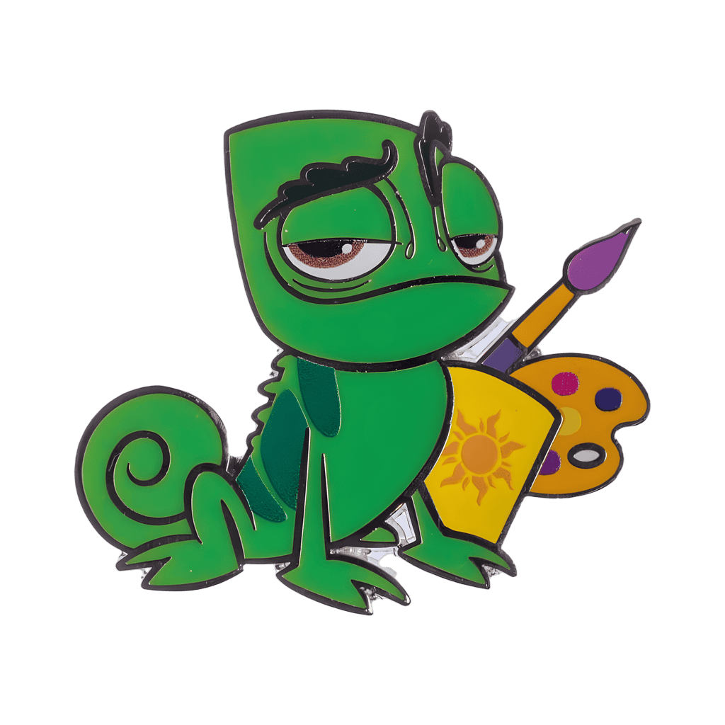 Pascal with Paint Palette Disney pin