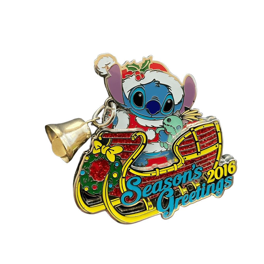 WDW - Season's Greetings 2016 - Stitch in Sleigh Disney pin