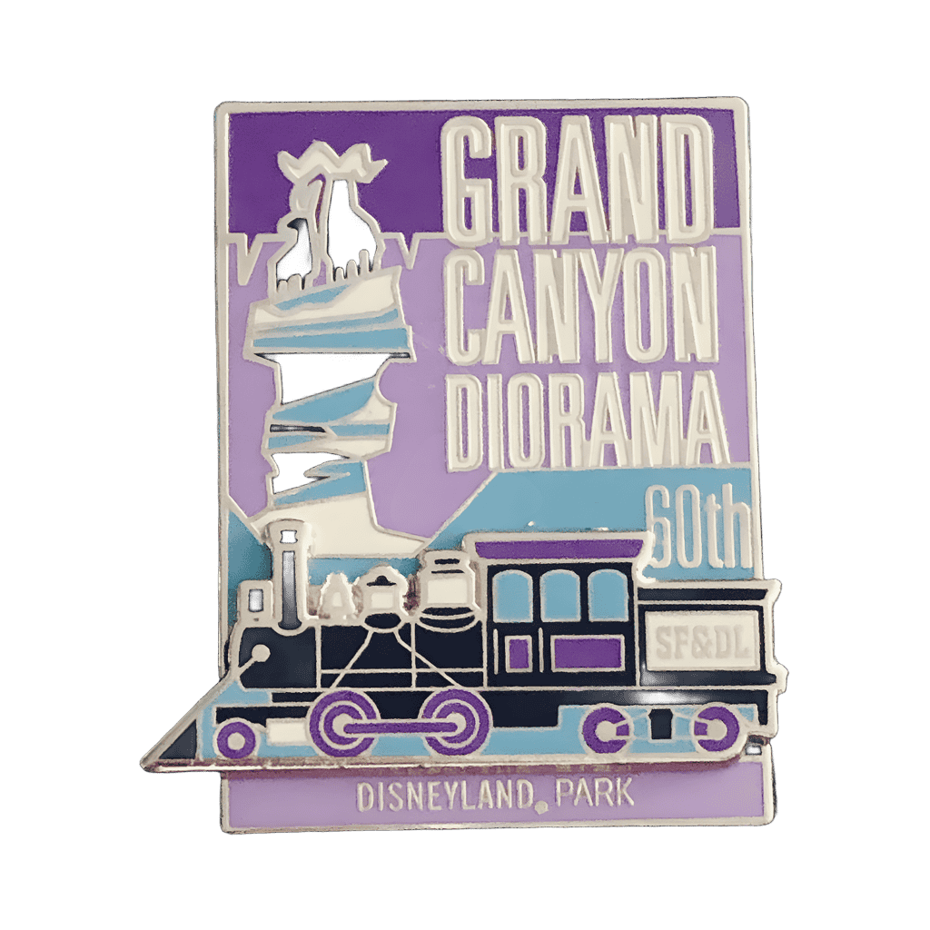 Grand Canyon Diorama 60th Anniversary Disney pin