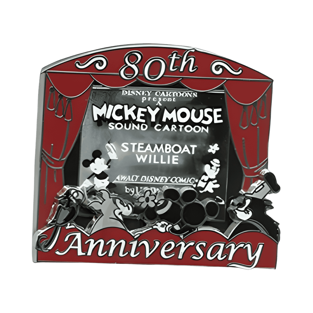 Steamboat Willie 80th Anniversary Disney pin