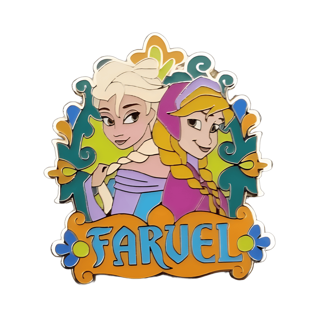 Farvel - Anna & Elsa Disney pin