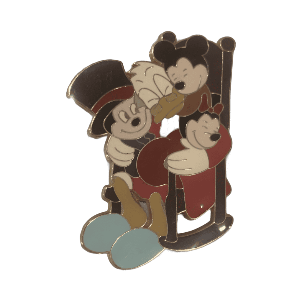 Ebenezer Scrooge and Cratchit Kids Disney pin