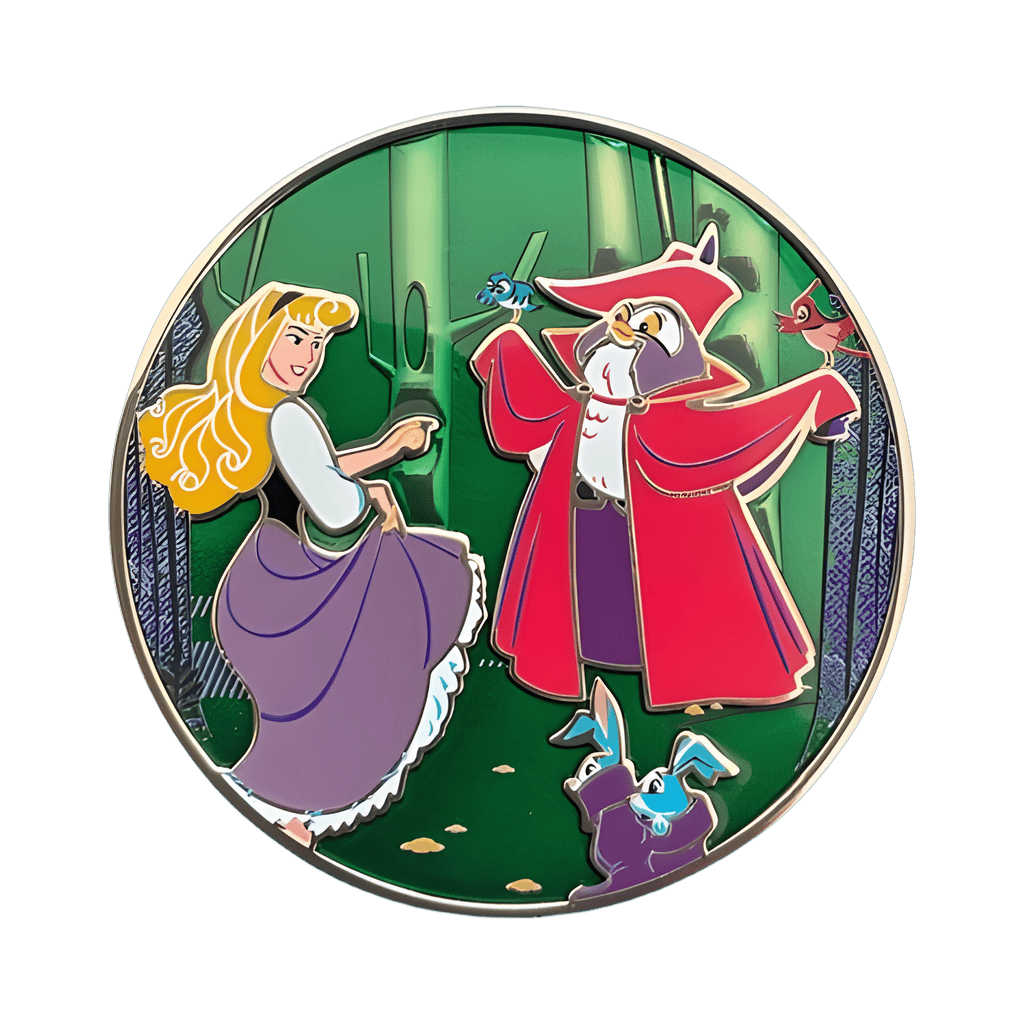 Aurora and Woodland Animals Disney pin