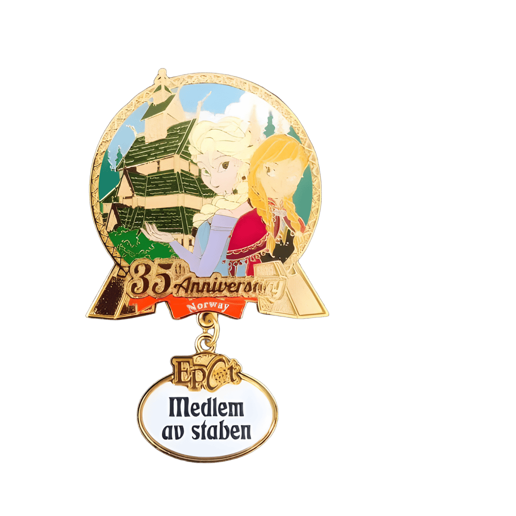 Norway Pavilion - Anna, Elsa Disney pin