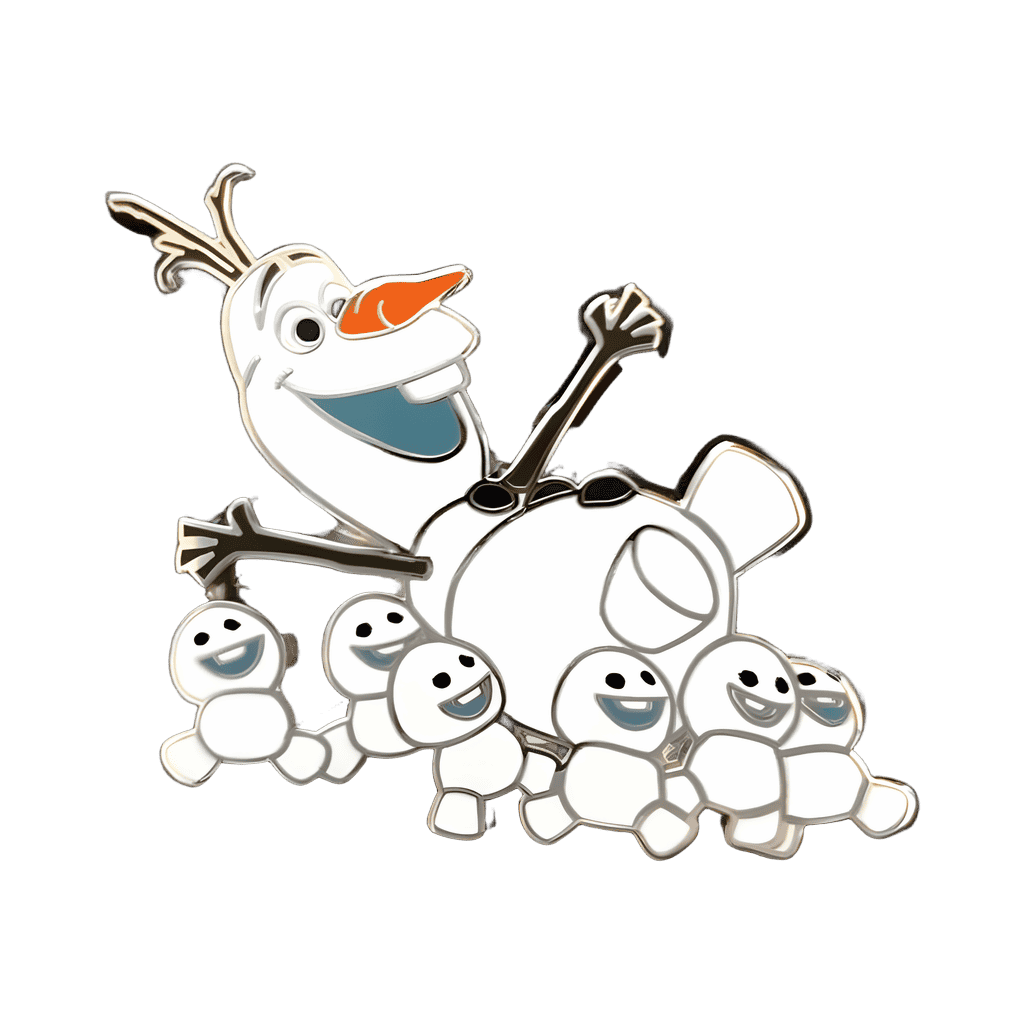 Olaf Carried by Snowgies Disney pin